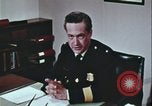 Image of police chief press conference United States USA, 1967, second 34 stock footage video 65675078774