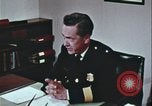 Image of police chief press conference United States USA, 1967, second 35 stock footage video 65675078774