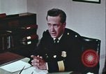 Image of police chief press conference United States USA, 1967, second 39 stock footage video 65675078774