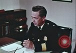 Image of police chief press conference United States USA, 1967, second 52 stock footage video 65675078774