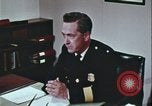 Image of police chief press conference United States USA, 1967, second 54 stock footage video 65675078774