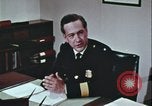 Image of police chief press conference United States USA, 1967, second 56 stock footage video 65675078774