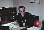 Image of police chief press conference United States USA, 1967, second 57 stock footage video 65675078774