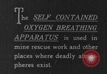 Image of oxygen breathing apparatus United States USA, 1926, second 24 stock footage video 65675078788