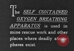 Image of oxygen breathing apparatus United States USA, 1926, second 25 stock footage video 65675078788