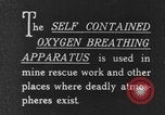 Image of oxygen breathing apparatus United States USA, 1926, second 32 stock footage video 65675078788
