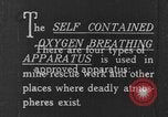 Image of oxygen breathing apparatus United States USA, 1926, second 33 stock footage video 65675078788