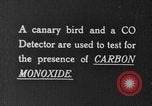 Image of canary in a coal mine United States USA, 1926, second 1 stock footage video 65675078790