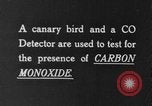 Image of canary in a coal mine United States USA, 1926, second 8 stock footage video 65675078790