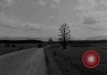 Image of M4 tanks on road Germany, 1945, second 3 stock footage video 65675078812