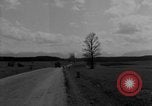 Image of M4 tanks on road Germany, 1945, second 5 stock footage video 65675078812