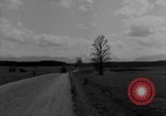 Image of M4 tanks on road Germany, 1945, second 6 stock footage video 65675078812