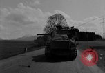 Image of M4 tanks on road Germany, 1945, second 10 stock footage video 65675078812