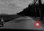 Image of M4 tanks on road Germany, 1945, second 14 stock footage video 65675078812
