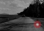 Image of M4 tanks on road Germany, 1945, second 15 stock footage video 65675078812