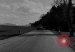 Image of M4 tanks on road Germany, 1945, second 16 stock footage video 65675078812