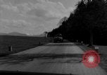 Image of M4 tanks on road Germany, 1945, second 17 stock footage video 65675078812