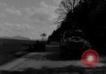 Image of M4 tanks on road Germany, 1945, second 26 stock footage video 65675078812