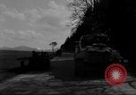 Image of M4 tanks on road Germany, 1945, second 27 stock footage video 65675078812