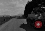Image of M4 tanks on road Germany, 1945, second 29 stock footage video 65675078812