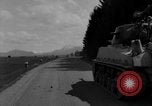 Image of M4 tanks on road Germany, 1945, second 31 stock footage video 65675078812