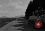Image of M4 tanks on road Germany, 1945, second 34 stock footage video 65675078812