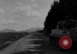 Image of M4 tanks on road Germany, 1945, second 35 stock footage video 65675078812