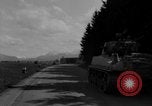 Image of M4 tanks on road Germany, 1945, second 39 stock footage video 65675078812