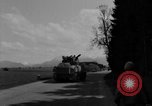 Image of M4 tanks on road Germany, 1945, second 50 stock footage video 65675078812
