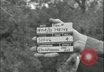 Image of 105mm HE smoke shell leaflet replacement Fort Riley Kansas USA, 1951, second 4 stock footage video 65675078828