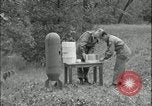Image of large leaflet bomb assembly Fort Riley Kansas USA, 1951, second 9 stock footage video 65675078829