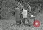 Image of large leaflet bomb assembly Fort Riley Kansas USA, 1951, second 35 stock footage video 65675078829