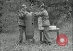 Image of large leaflet bomb assembly Fort Riley Kansas USA, 1951, second 37 stock footage video 65675078829