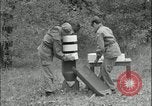 Image of large leaflet bomb assembly Fort Riley Kansas USA, 1951, second 57 stock footage video 65675078829