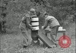 Image of large leaflet bomb assembly Fort Riley Kansas USA, 1951, second 58 stock footage video 65675078829