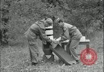 Image of large leaflet bomb assembly Fort Riley Kansas USA, 1951, second 59 stock footage video 65675078829