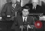 Image of Johnson greets Kennedy White House Washington DC USA, 1961, second 1 stock footage video 65675078831