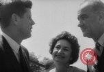 Image of Johnson greets Kennedy White House Washington DC USA, 1961, second 26 stock footage video 65675078831