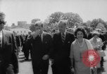 Image of Johnson greets Kennedy White House Washington DC USA, 1961, second 28 stock footage video 65675078831
