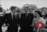 Image of Johnson greets Kennedy White House Washington DC USA, 1961, second 31 stock footage video 65675078831