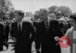 Image of Johnson greets Kennedy White House Washington DC USA, 1961, second 35 stock footage video 65675078831