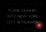 Image of 40 Wall Street plane crash New York City USA, 1946, second 1 stock footage video 65675078844
