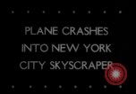 Image of 40 Wall Street plane crash New York City USA, 1946, second 4 stock footage video 65675078844