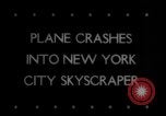 Image of 40 Wall Street plane crash New York City USA, 1946, second 5 stock footage video 65675078844