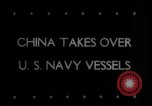 Image of United States decommissioned ships gifted China San Diego California USA, 1946, second 4 stock footage video 65675078846