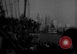 Image of WW2 refugees arrive America New York City USA, 1946, second 12 stock footage video 65675078848