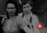 Image of WW2 refugees arrive America New York City USA, 1946, second 38 stock footage video 65675078848