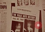 Image of Apollo 11 photos newspaper headlines United States USA, 1969, second 45 stock footage video 65675078852