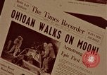 Image of Apollo 11 photos newspaper headlines United States USA, 1969, second 46 stock footage video 65675078852