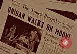 Image of Apollo 11 photos newspaper headlines United States USA, 1969, second 48 stock footage video 65675078852